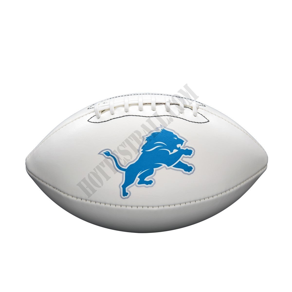 NFL Team Logo Autograph Football - Official, Detroit Lions ● Wilson Promotions - -0