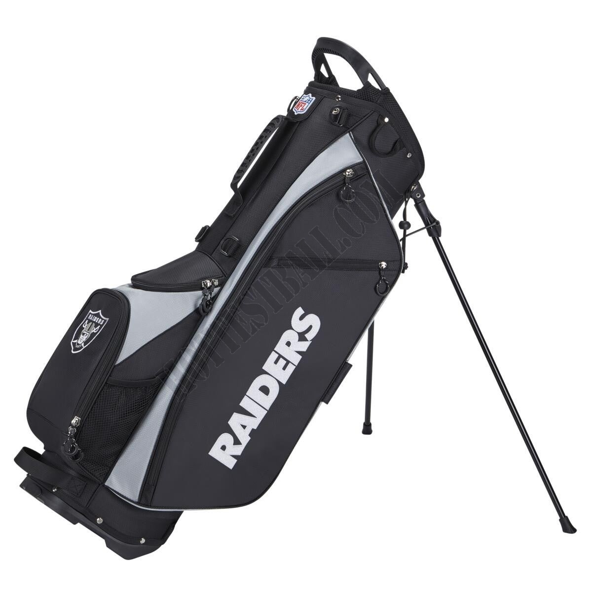 WIlson NFL Carry Golf Bag - Las Vegas Raiders - Wilson Discount Store - -0