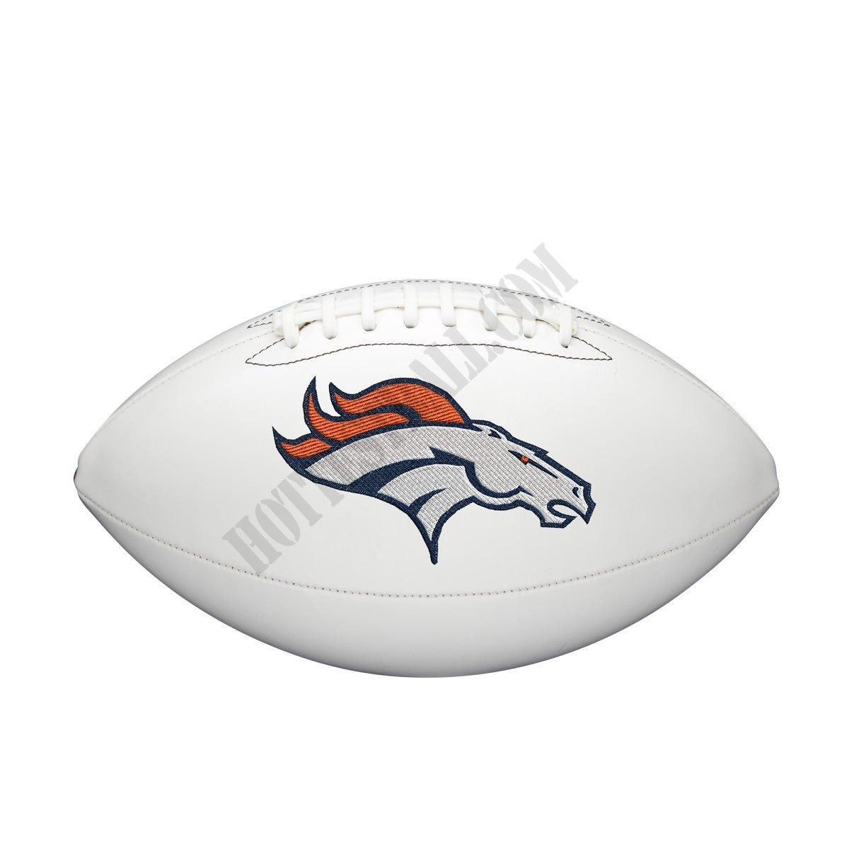 NFL Live Signature Autograph Football - Denver Broncos ● Wilson Promotions - -0