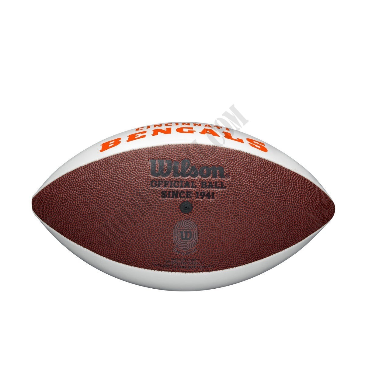 NFL Live Signature Autograph Football - Cincinnati Bengals ● Wilson Promotions - -5