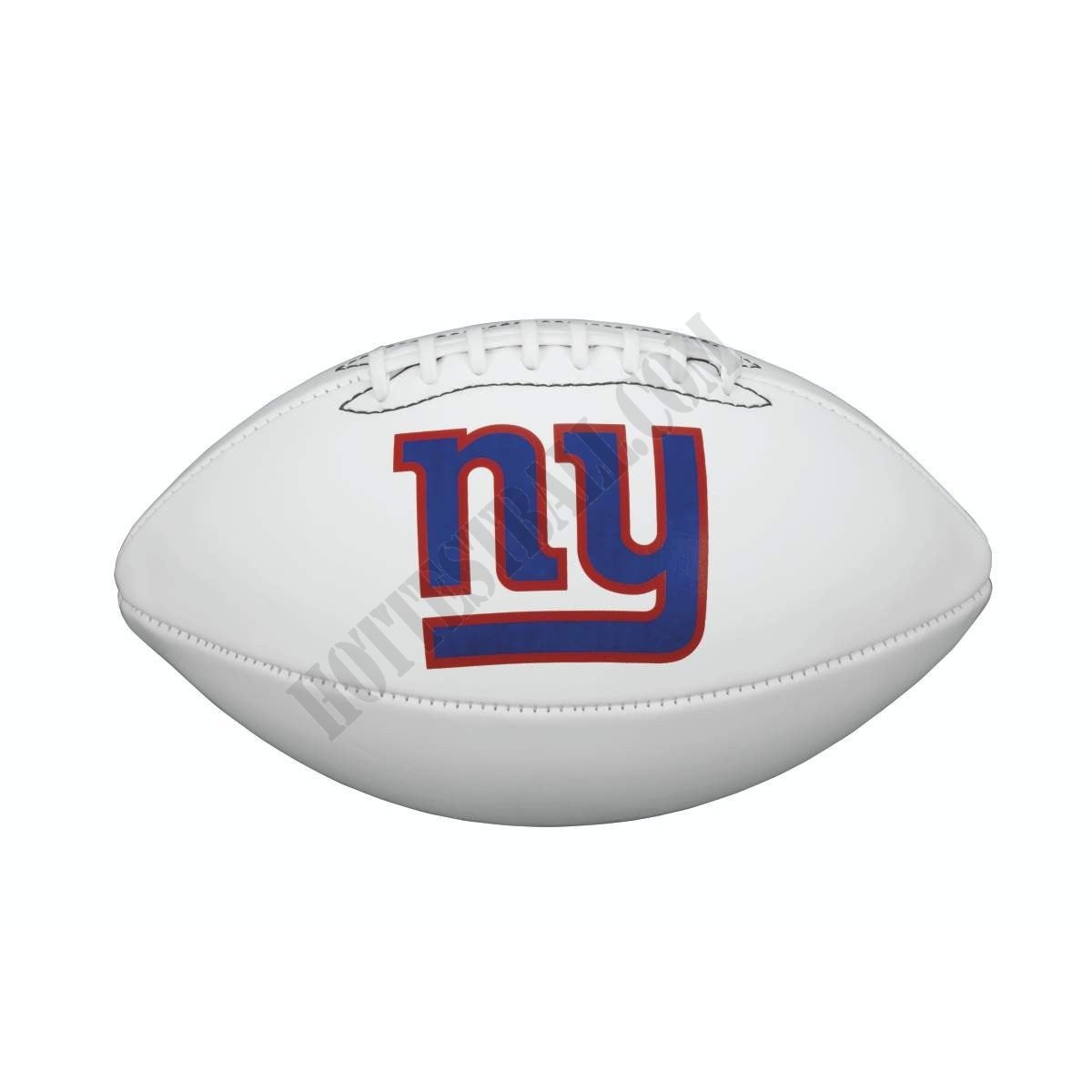 NFL Team Logo Autograph Football - Official, New York Giants ● Wilson Promotions - -0