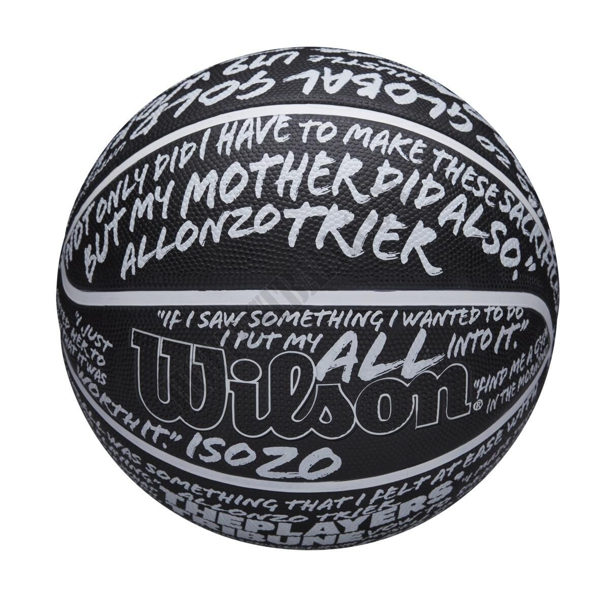 ISO Zo x The Players' Tribune Limited Edition Basketball - Wilson Discount Store - -8