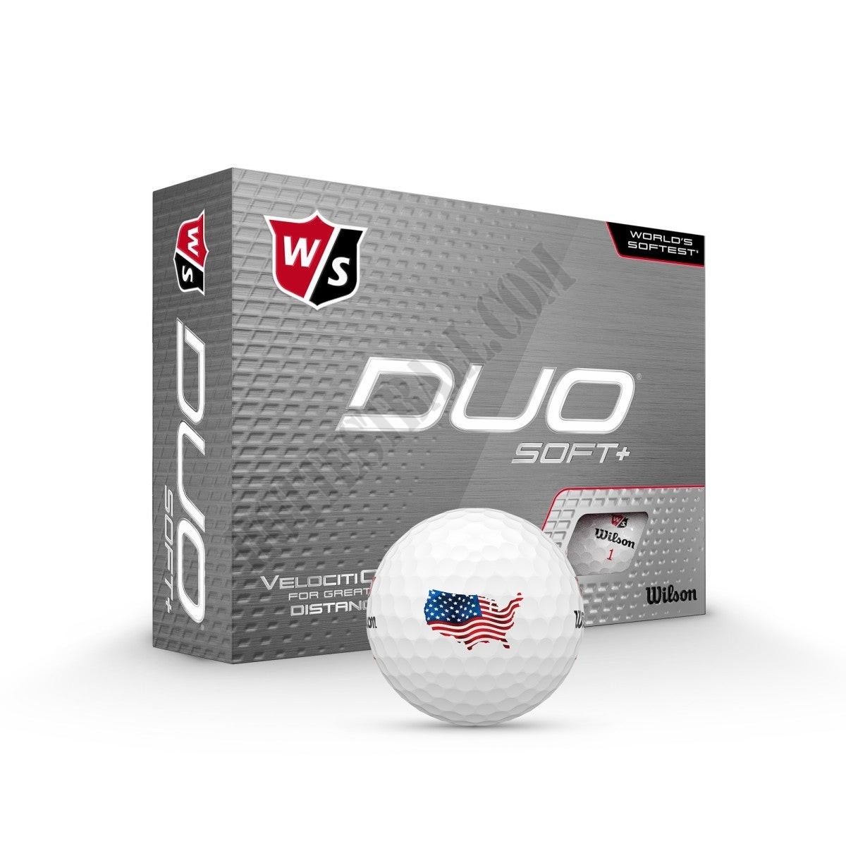 DUO Soft+ USA Golf Balls - Wilson Discount Store - -1