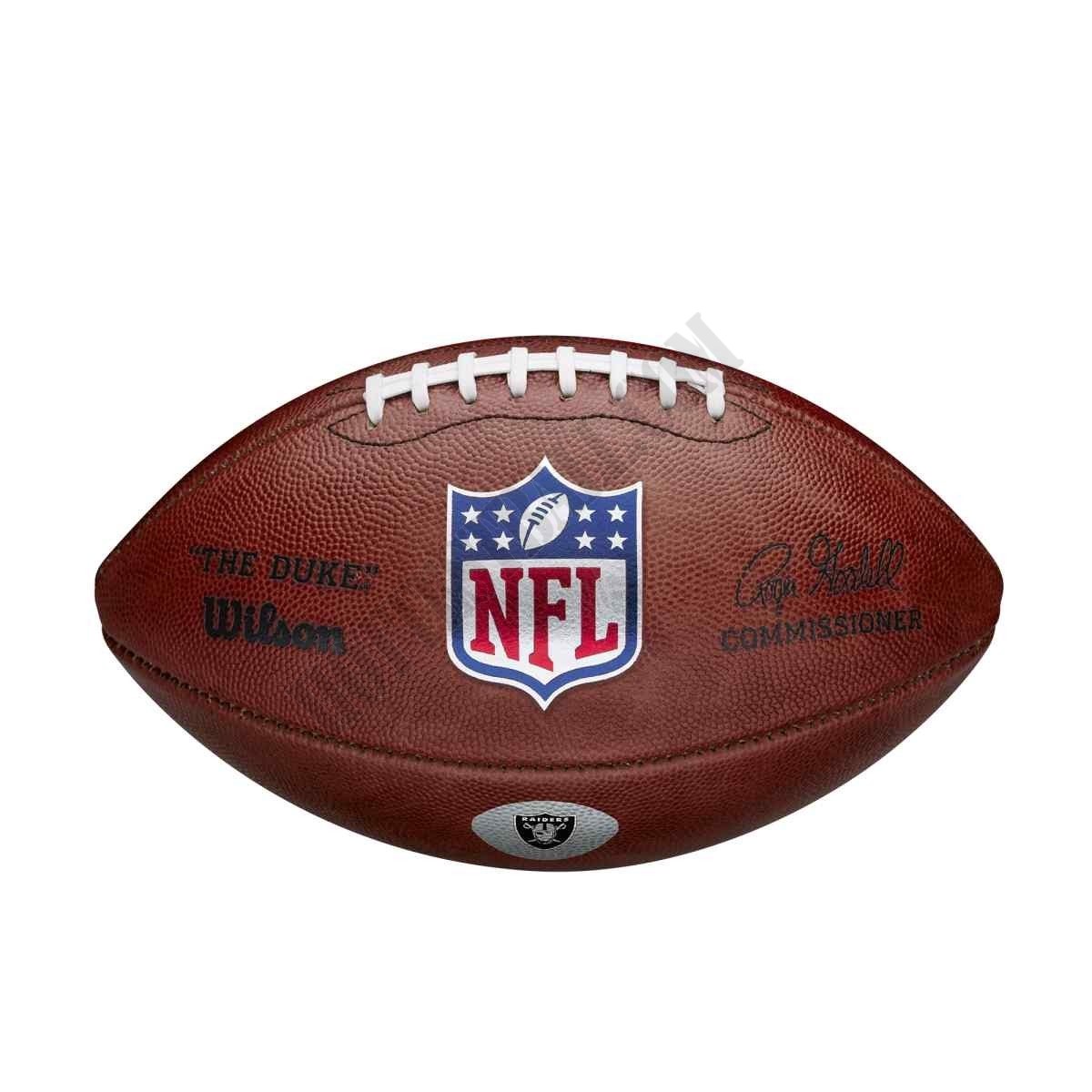 The Duke Decal NFL Football - Las Vegas Raiders - Wilson Discount Store - -1