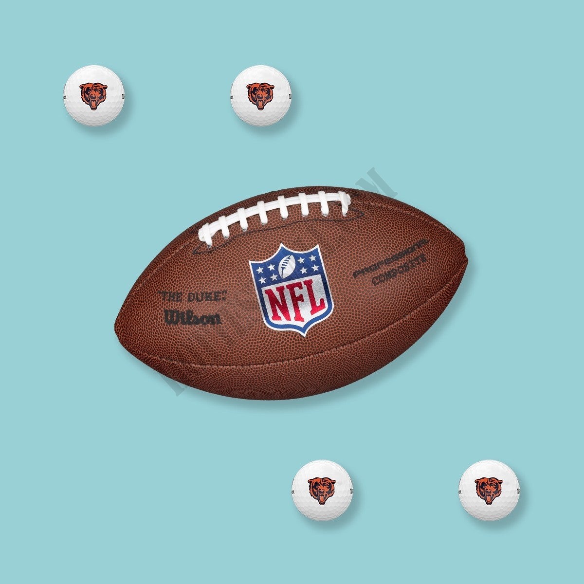 NFL Duke Replica Football Bundle - Pick Your Team - Wilson Discount Store - -0
