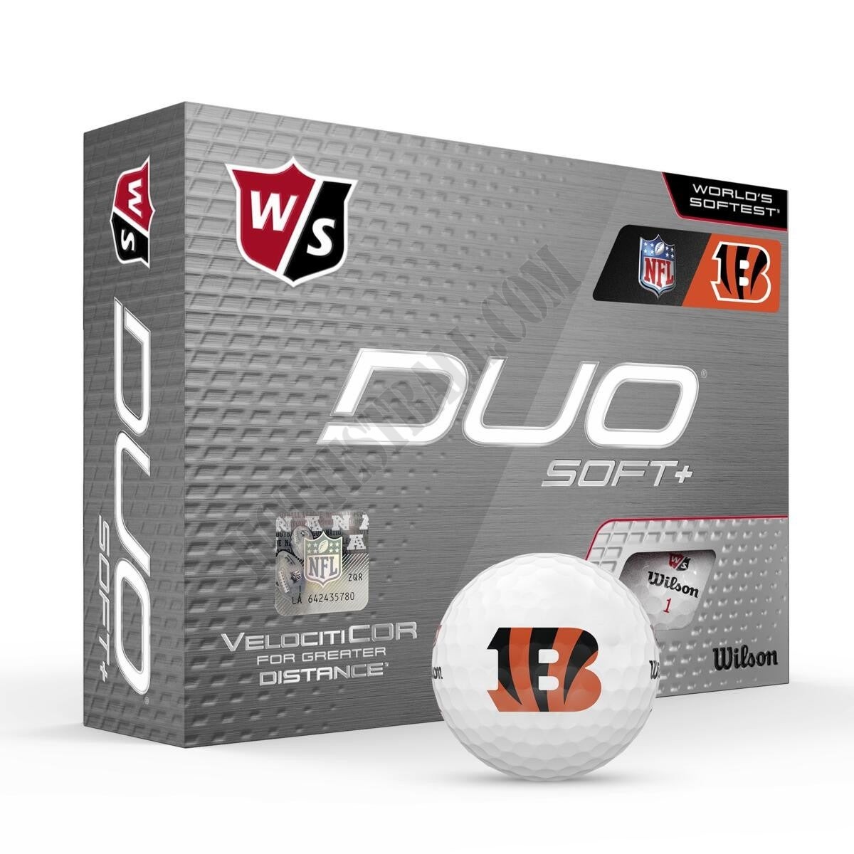 Duo Soft+ NFL Golf Balls - Cincinnati Bengals ● Wilson Promotions - -0