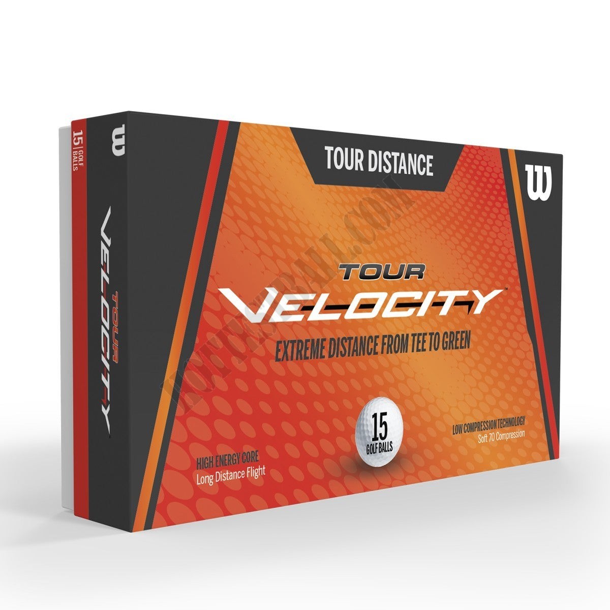 Tour Velocity Distance Golf Balls - White, 15 Pack - Wilson Discount Store - -0