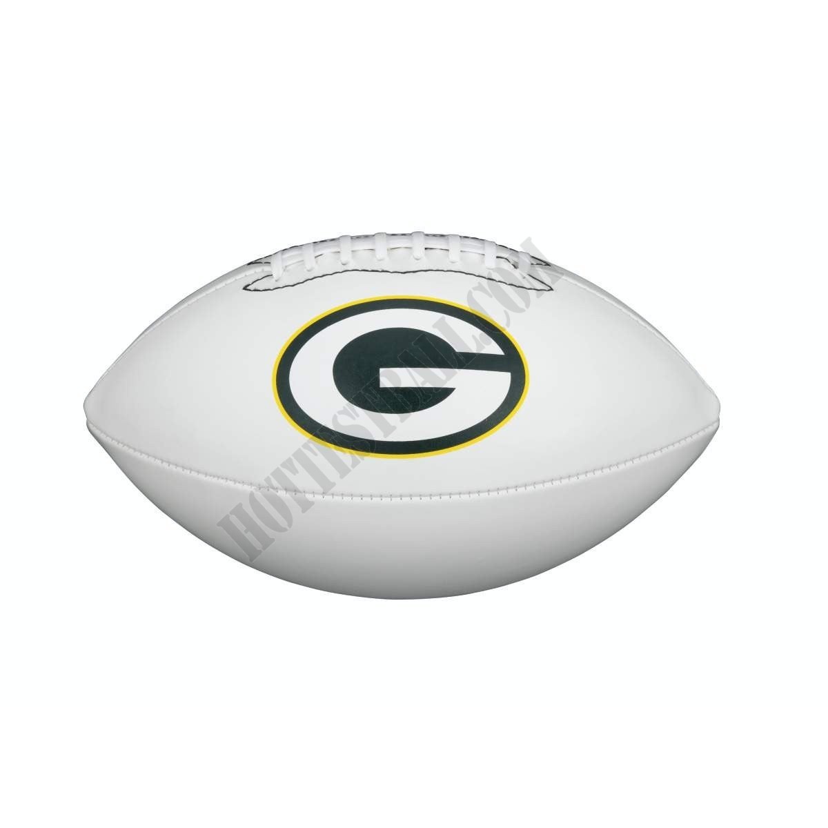 NFL Team Logo Autograph Football - Official, Green Bay Packers ● Wilson Promotions - -0
