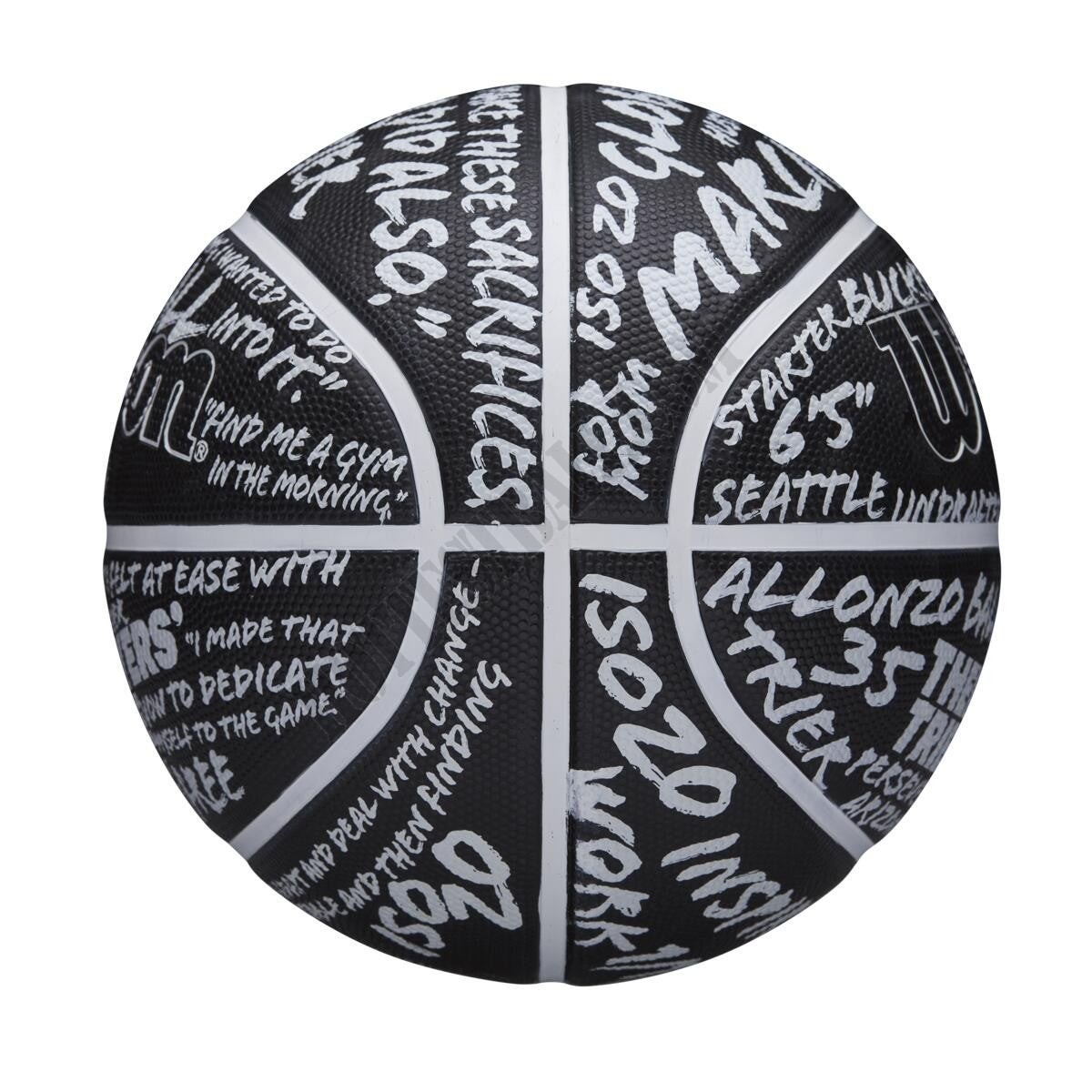ISO Zo x The Players' Tribune Limited Edition Basketball - Wilson Discount Store - -6