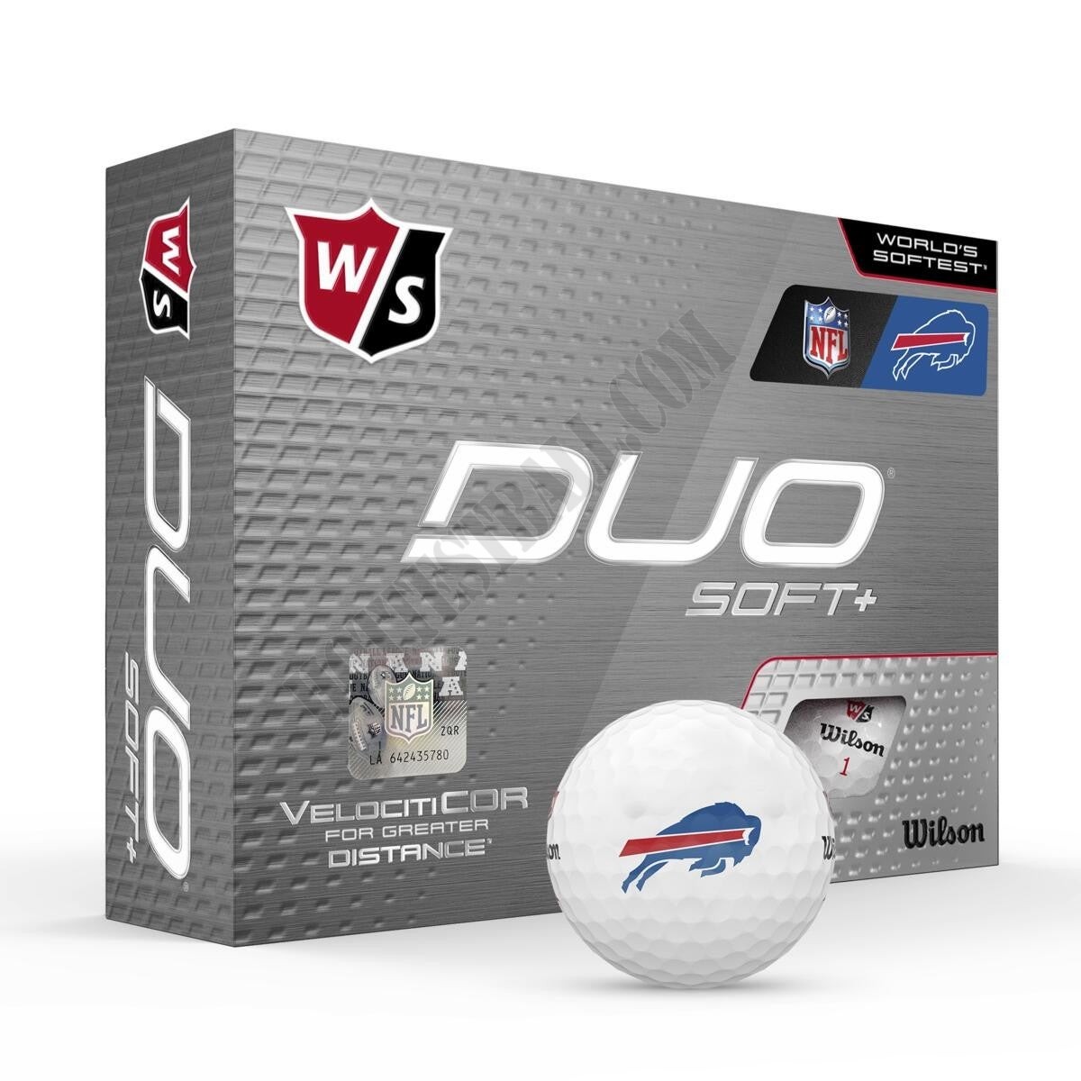 Duo Soft+ NFL Golf Balls - Buffalo Bills ● Wilson Promotions - -0