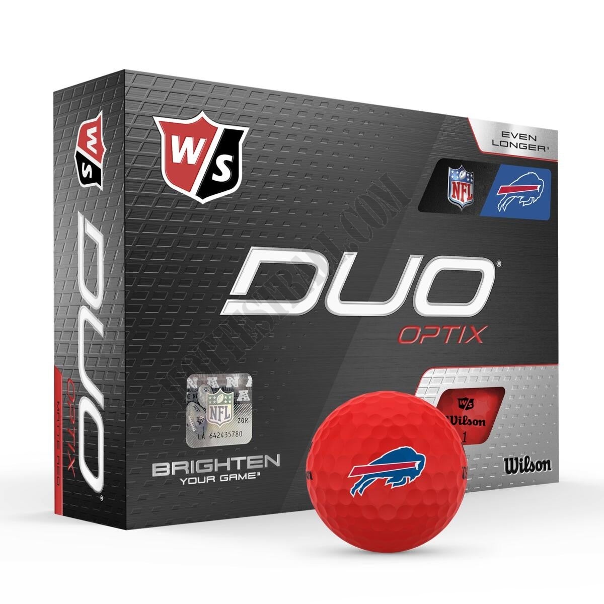 Duo Optix NFL Golf Balls - Buffalo Bills ● Wilson Promotions - -0
