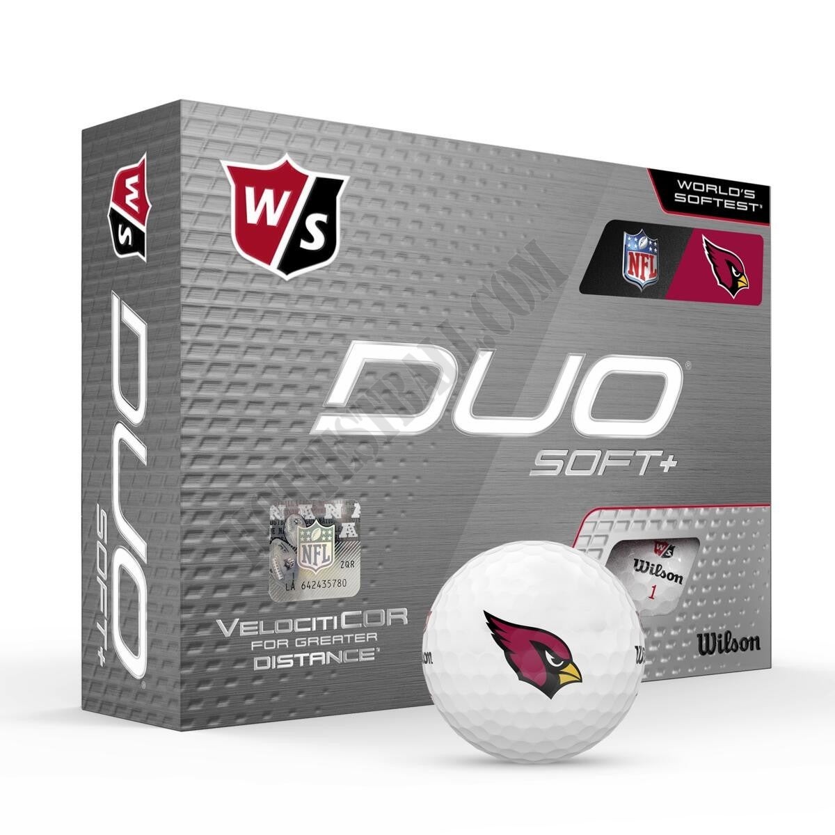 Duo Soft+ NFL Golf Balls - Arizona Cardinals ● Wilson Promotions - -0