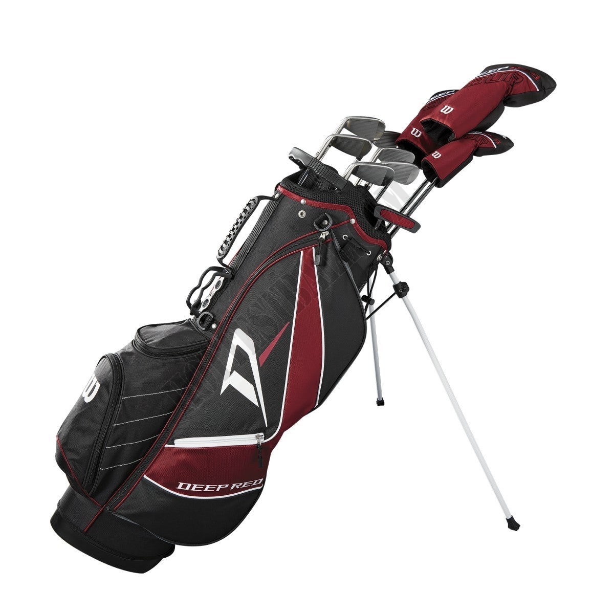 Men's Deep Red Tour Complete Golf Club Set - Carry - Wilson Discount Store - -0