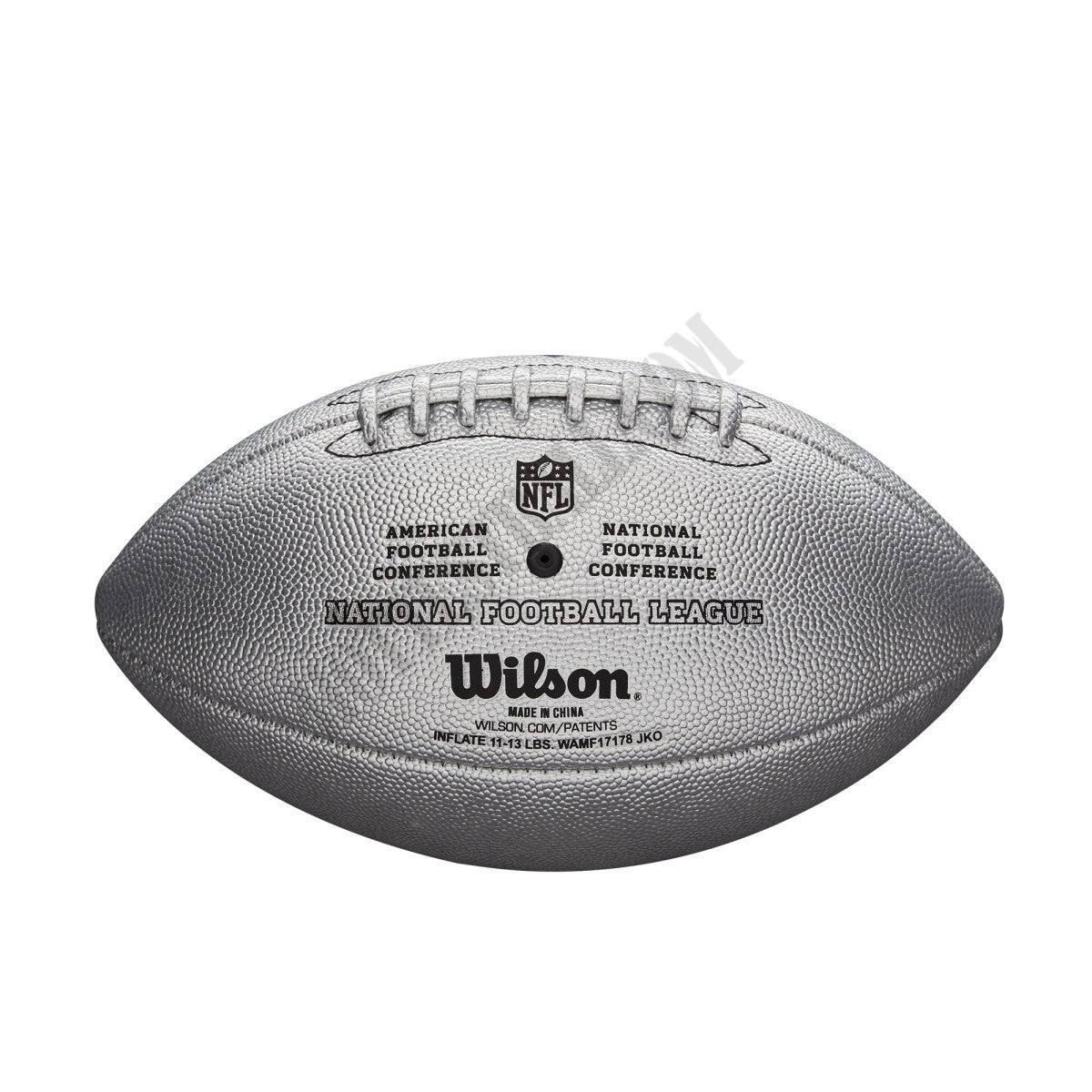 NFL The Duke Metallic Edition - Silver - Wilson Discount Store - -1