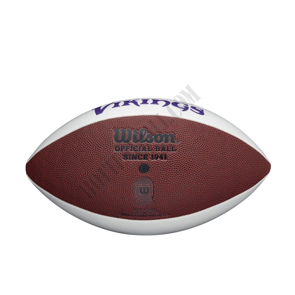 NFL Live Signature Autograph Football - Minnesota Vikings ● Wilson Promotions - -5
