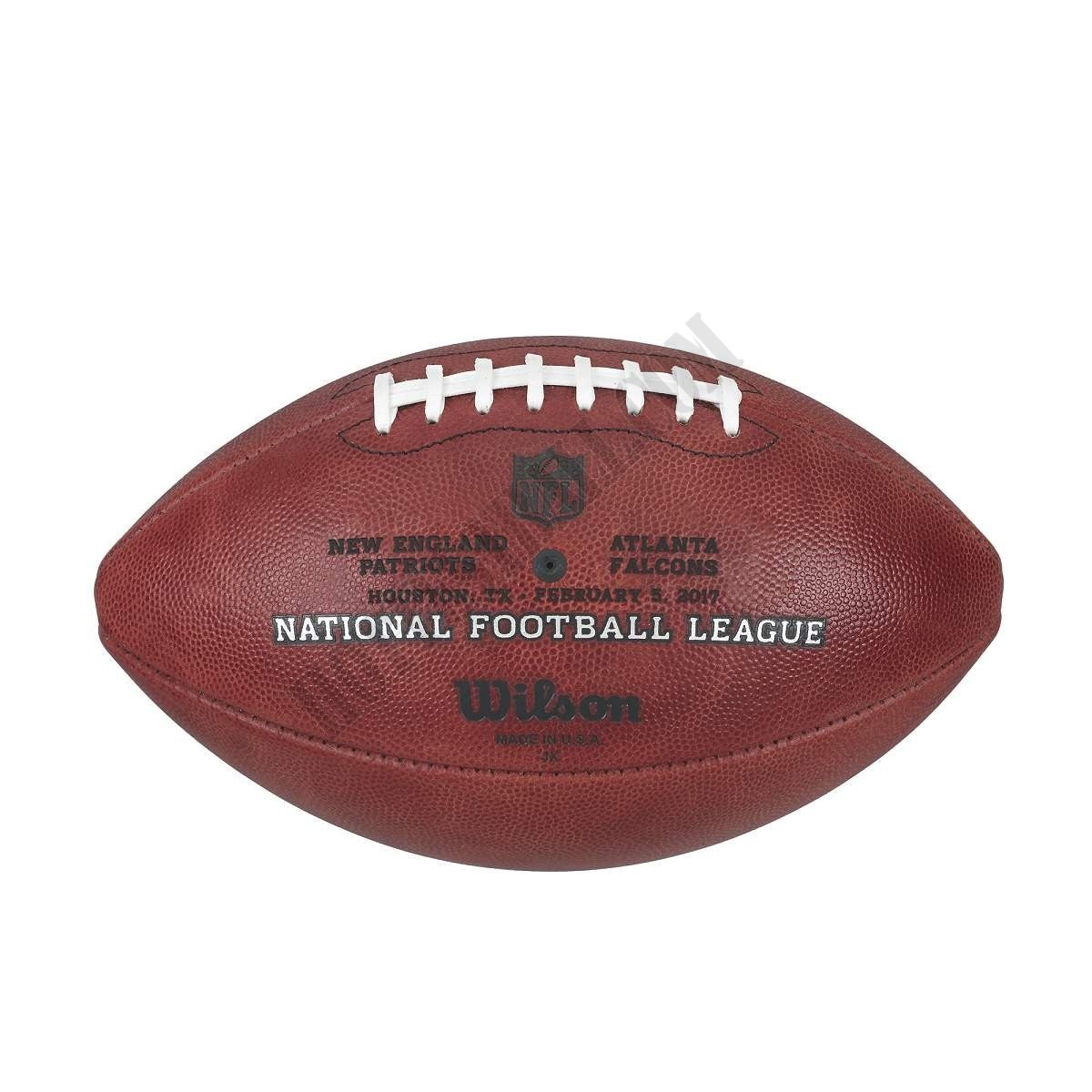 Super Bowl LI Game Football - New England Patriots ● Wilson Promotions - -1
