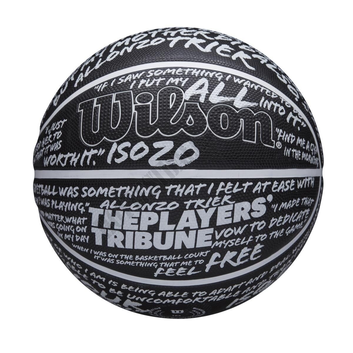 ISO Zo x The Players' Tribune Limited Edition Basketball - Wilson Discount Store - -9