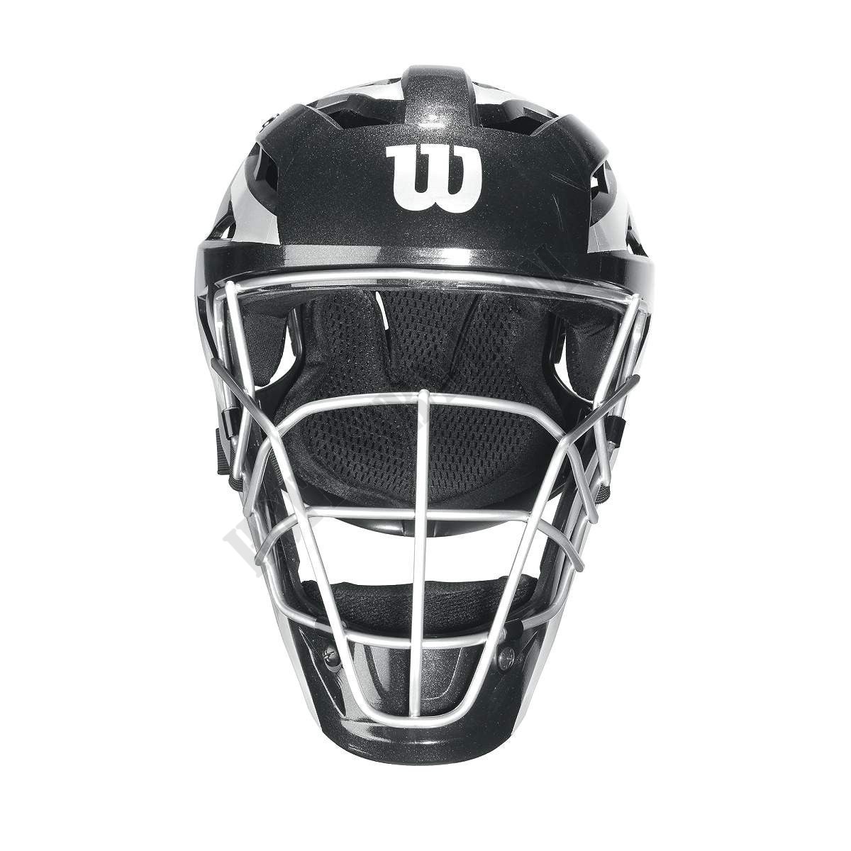 Pro Stock Catcher's Helmet - Wilson Discount Store - -2