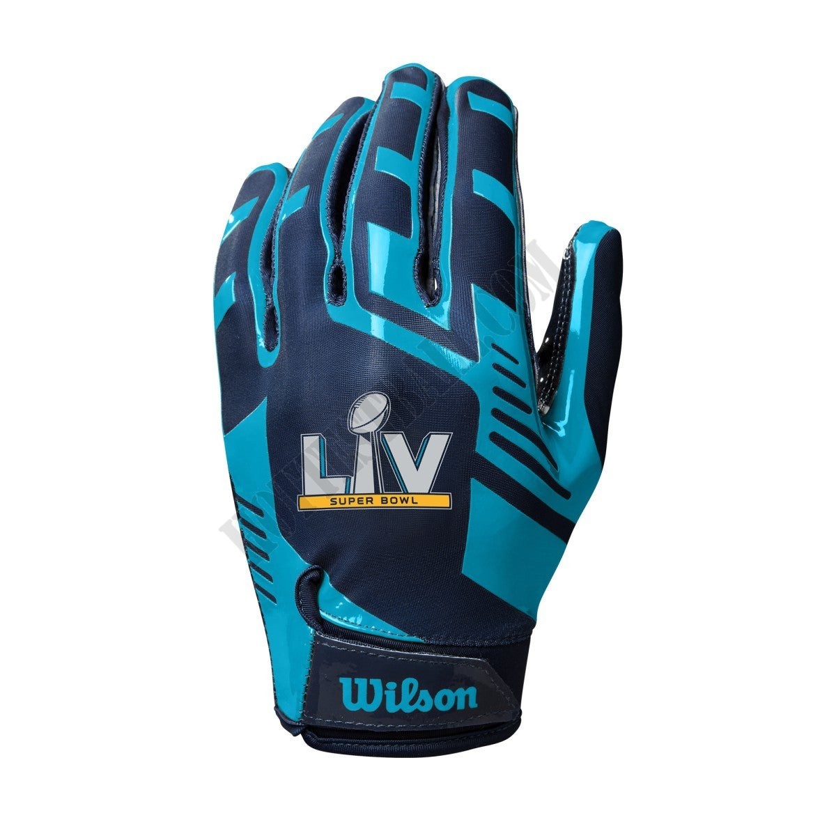 Super Bowl LV Stretch Fit Youth Receivers Gloves - Wilson Discount Store - -1