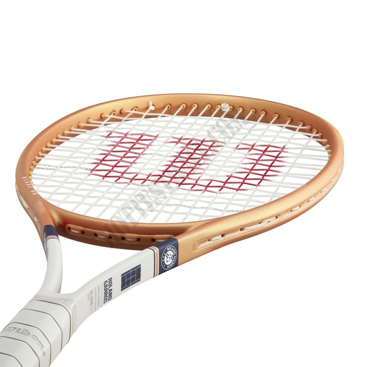 Blade 98 (16x19) v7 Roland Garros Edition Tennis Racket - Wilson Discount Store - -4