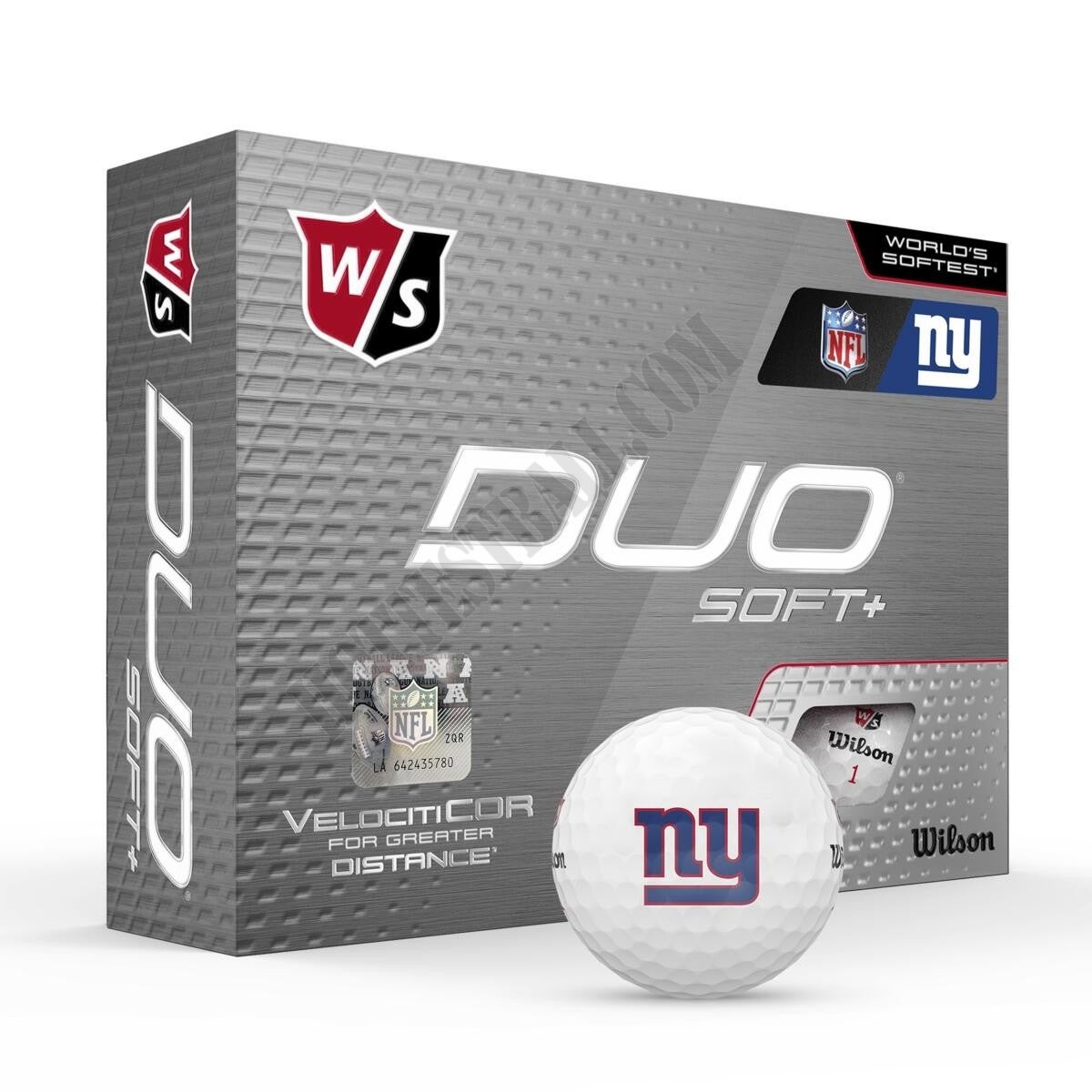 Duo Soft+ NFL Golf Balls - New York Giants ● Wilson Promotions - -0