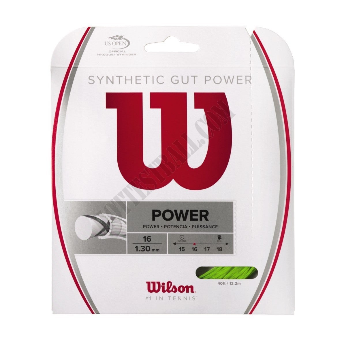 Synthetic Gut Power Tennis String - Set - Wilson Discount Store - -2