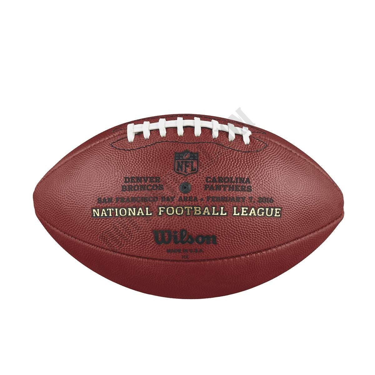 Super Bowl 50 Game Football - Denver Broncos ● Wilson Promotions - -1