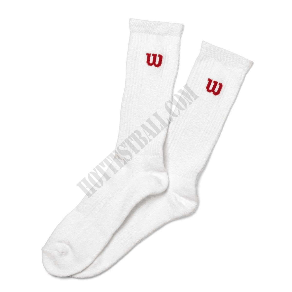 Men's White Crew Sock - 3 Pair - Wilson Discount Store - -1