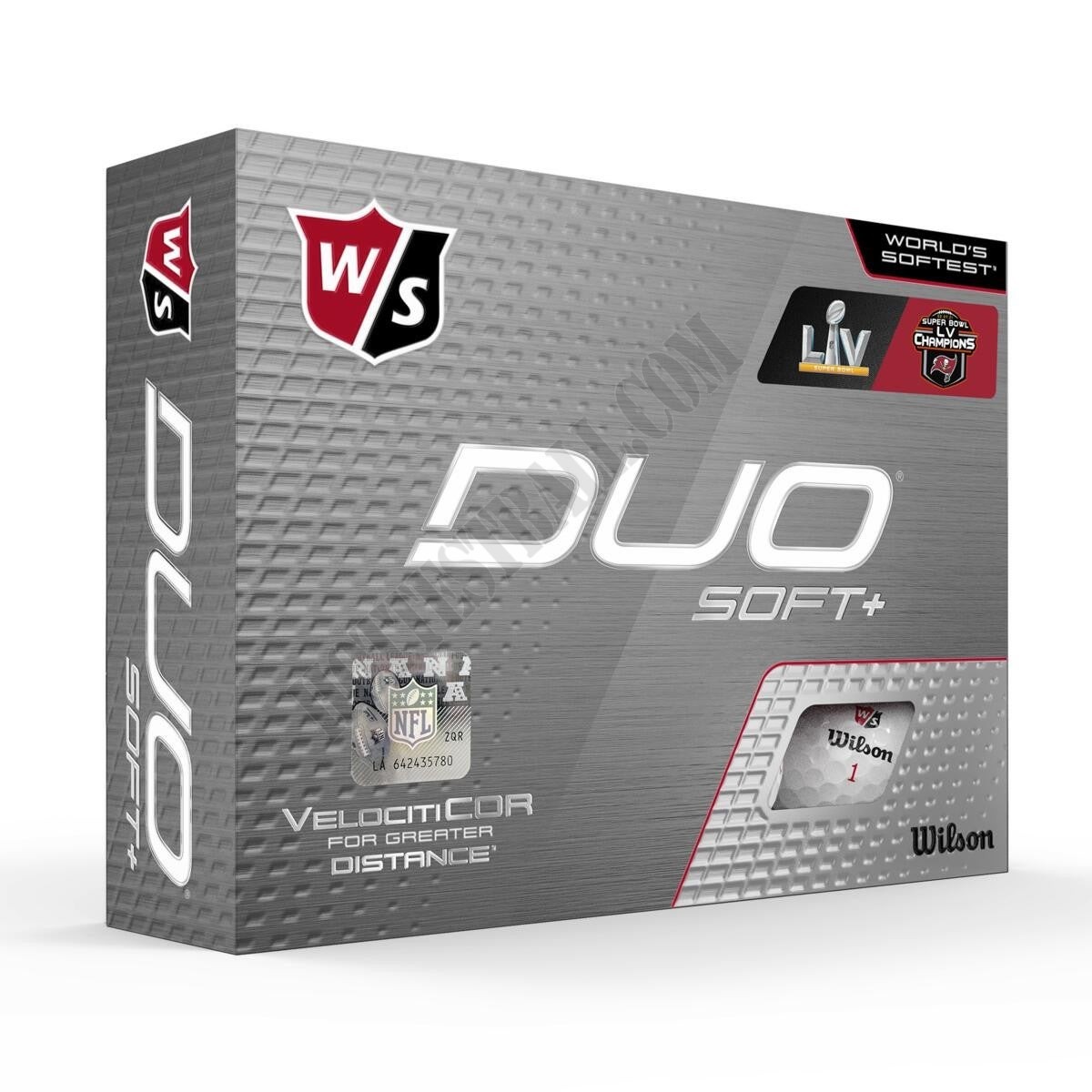 Tampa Bay Buccaneers - DUO Soft+ Super Bowl Championship Golf Balls (12-pack) ● Wilson Promotions - -2