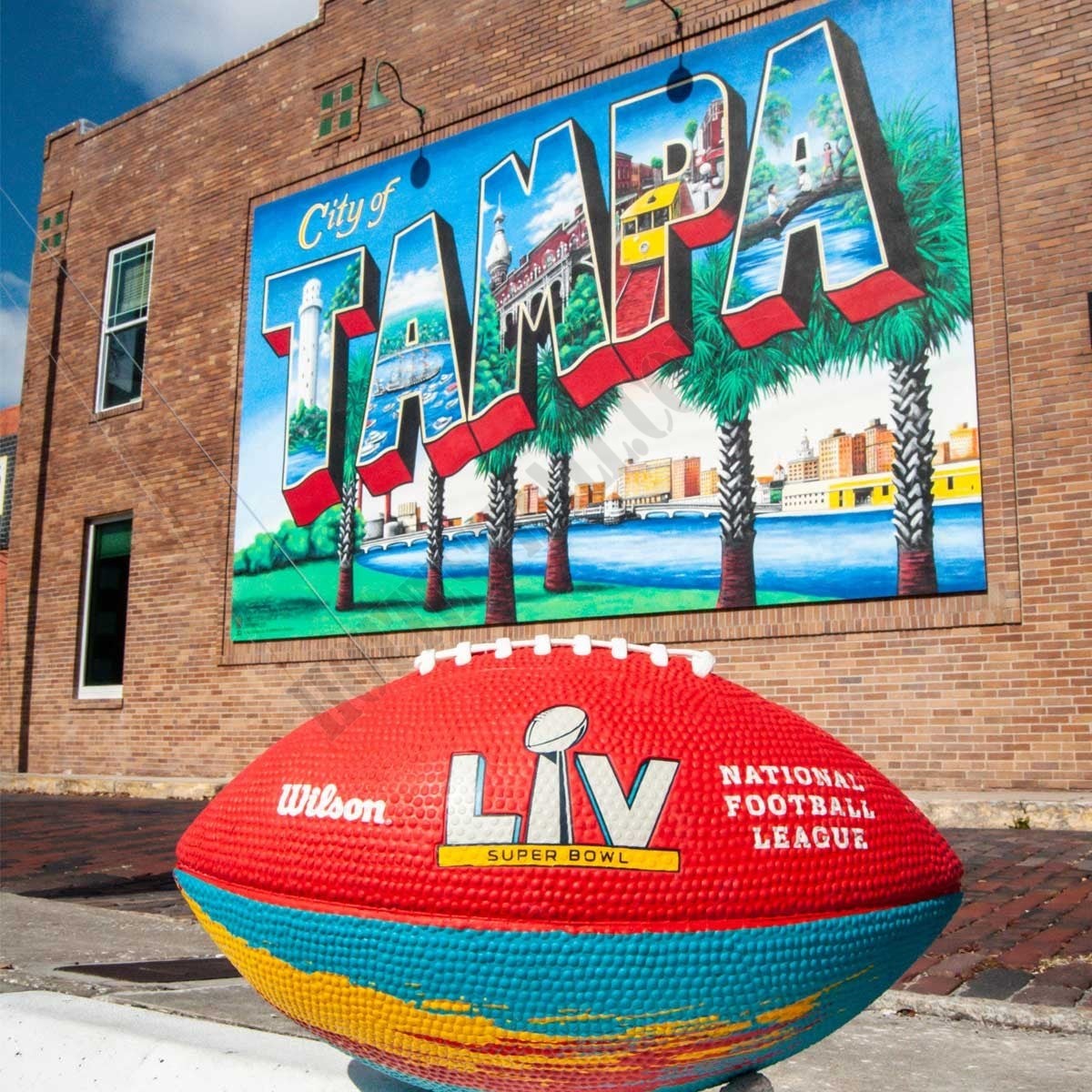 Super Bowl LV Junior All-Weather Football ● Wilson Promotions - -2