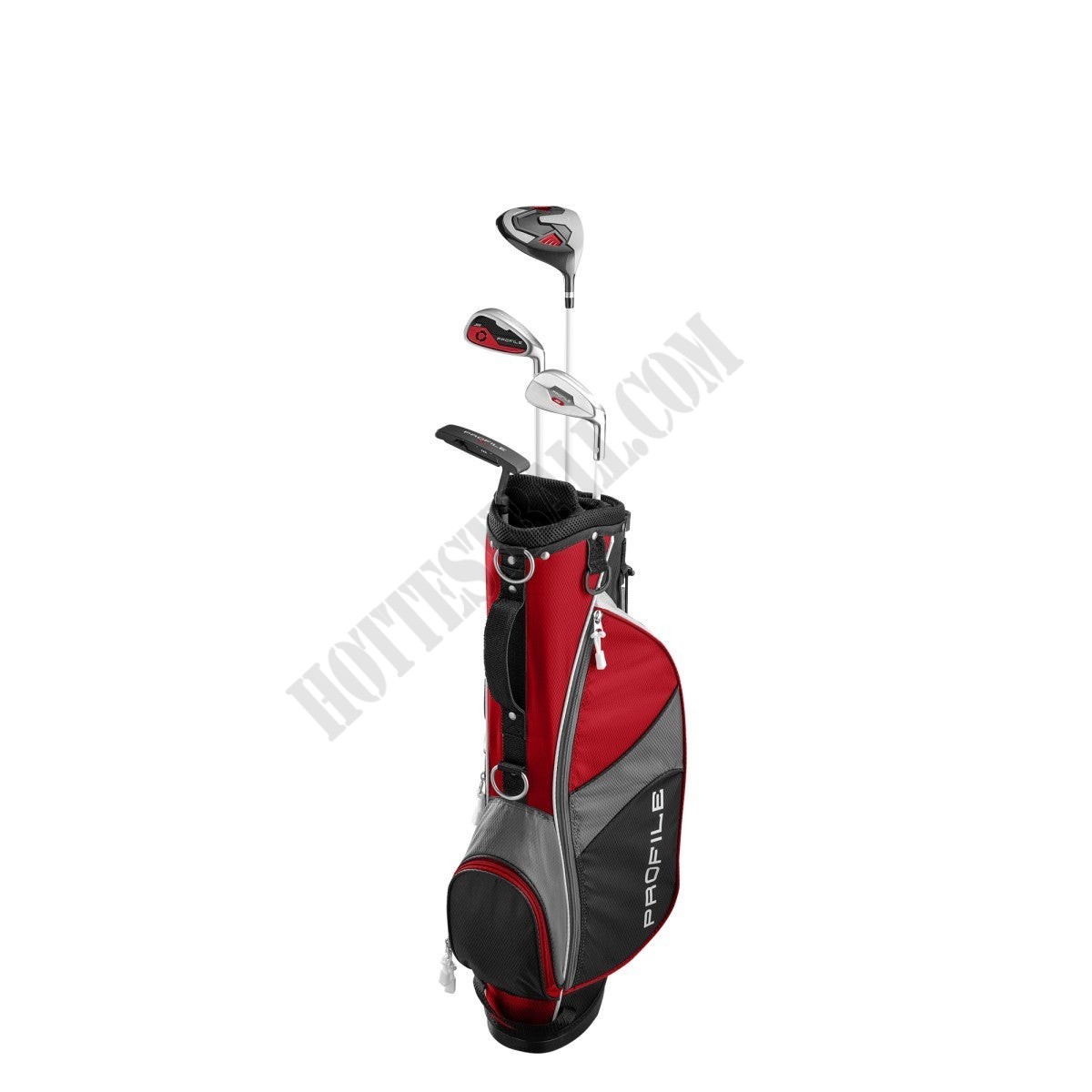 Kids Small Profile JGI Complete Golf Club Set - Carry, Red - Wilson Discount Store - -1