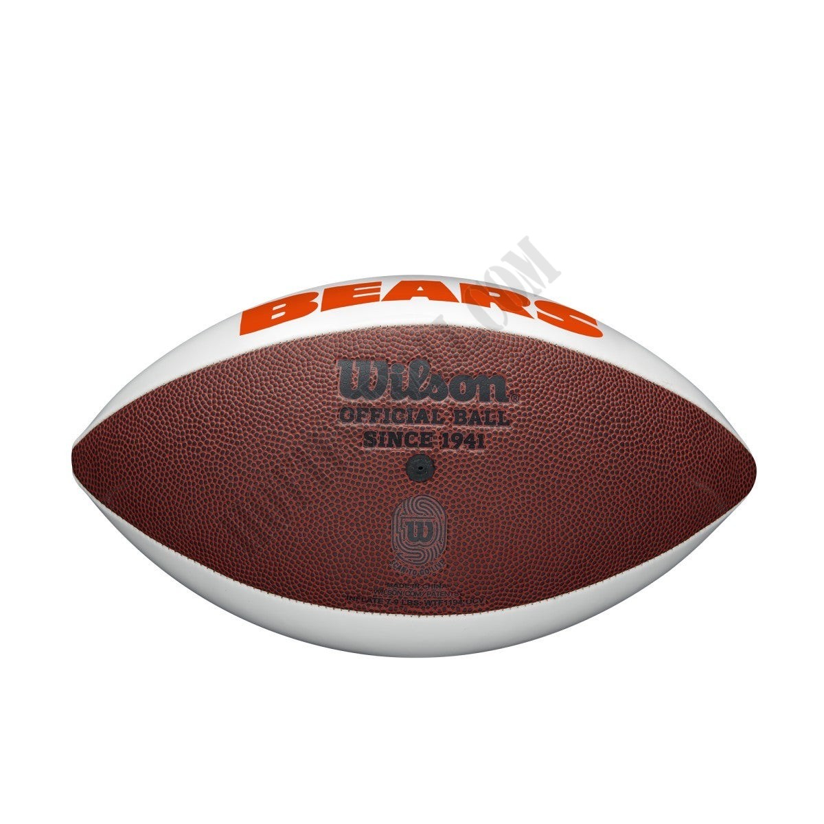 NFL Live Signature Autograph Football - Chicago Bears ● Wilson Promotions - -5