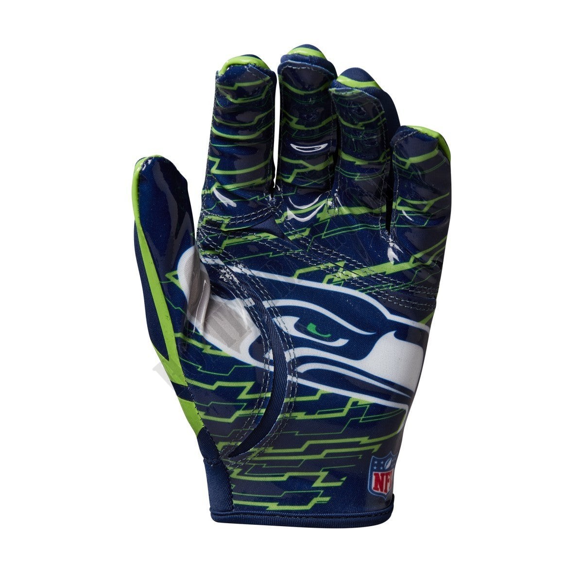 NFL Stretch Fit Receivers Gloves - Seattle Seahawks ● Wilson Promotions - -2