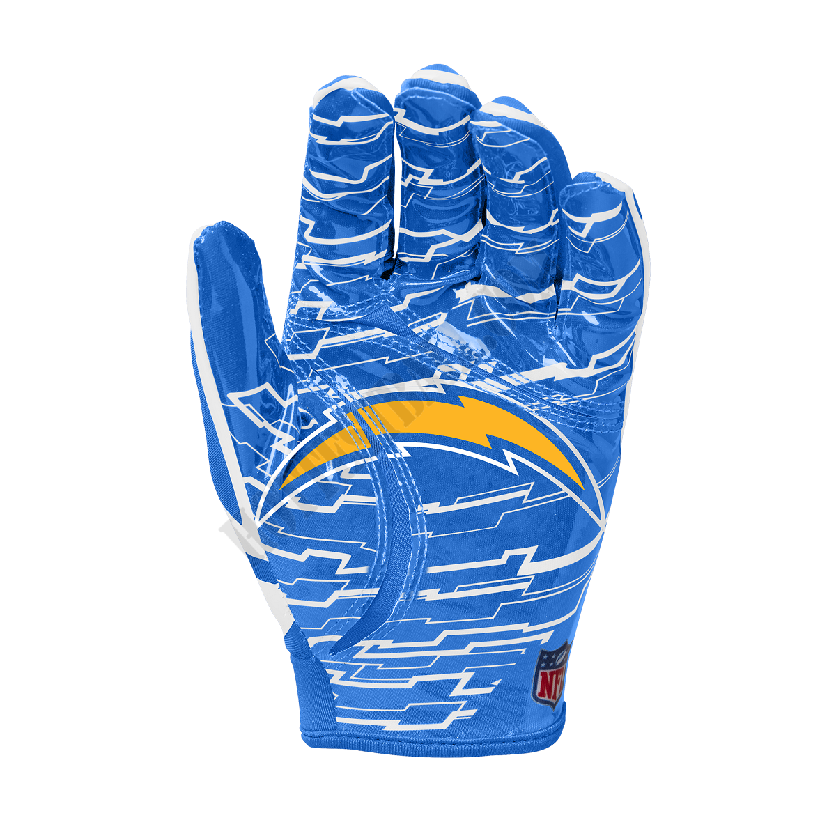 NFL Stretch Fit Receivers Gloves - Los Angeles Chargers - Wilson Discount Store - -2