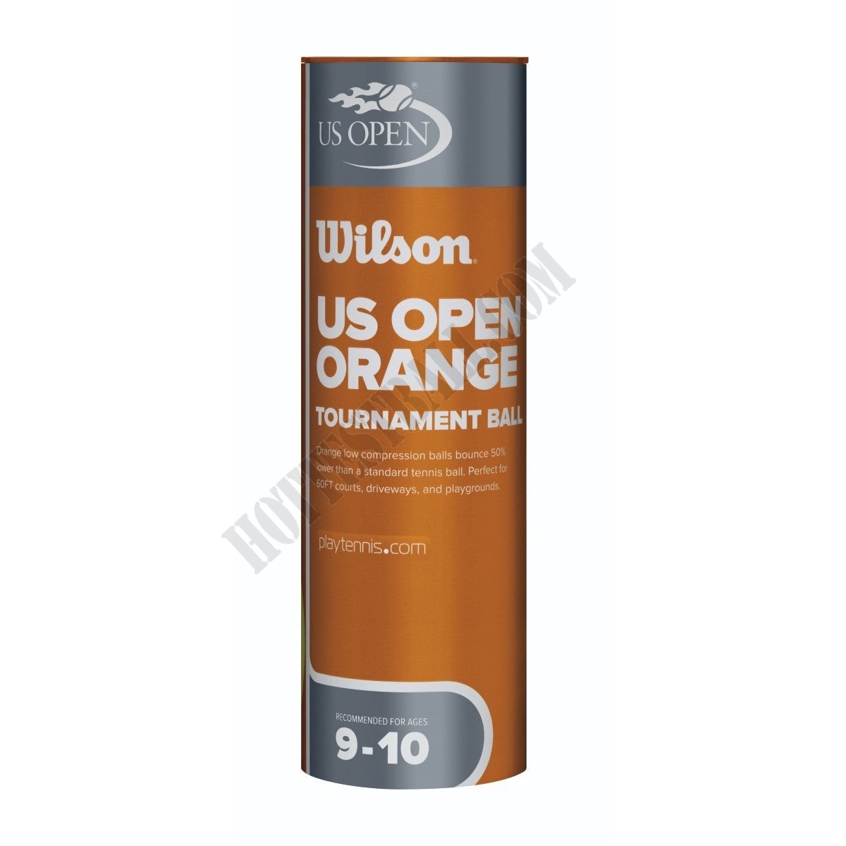 US Open Orange Tournament Transition Tennis Balls - 24 Cans (72 Balls) - Wilson Discount Store - -1