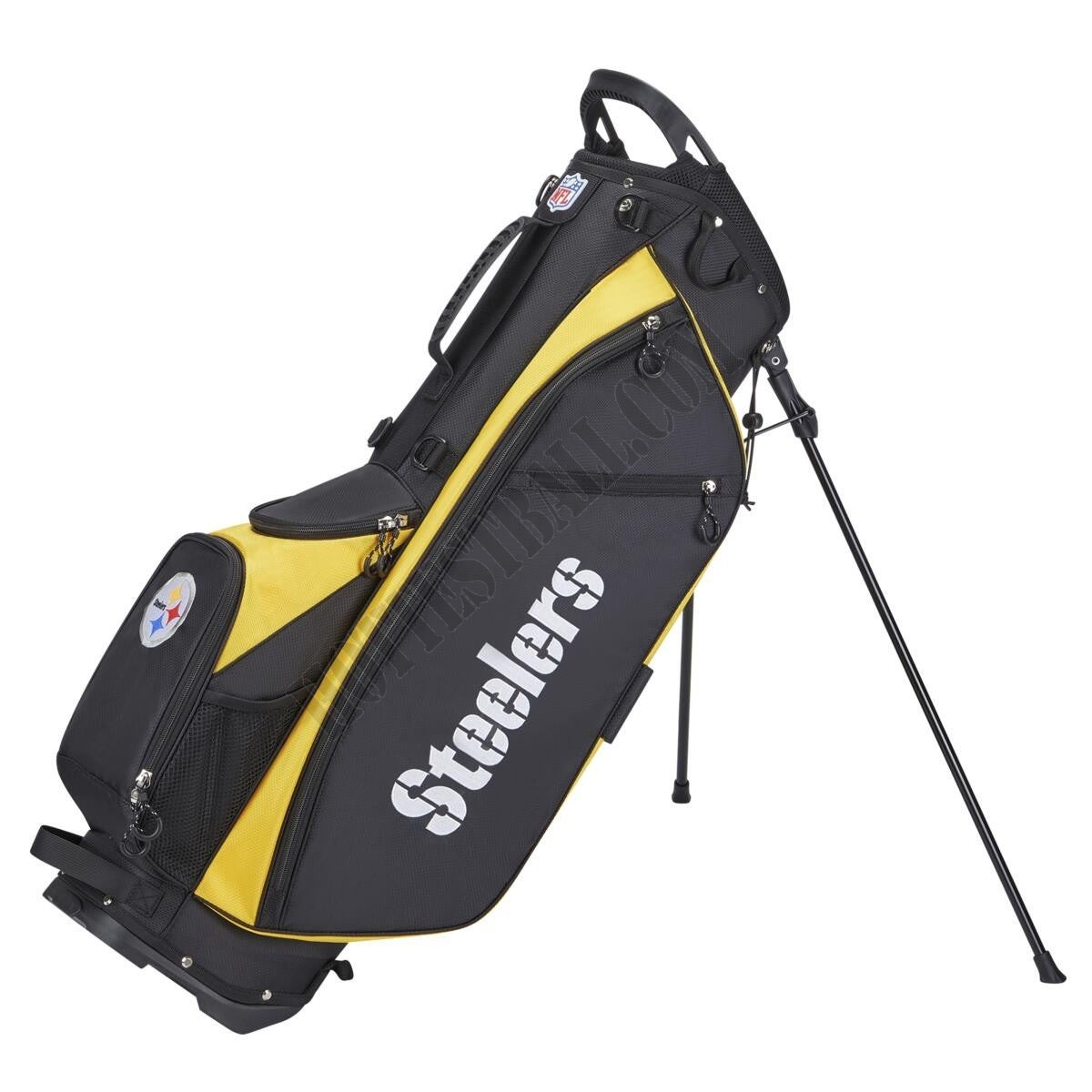 WIlson NFL Carry Golf Bag - Pittsburgh Steelers ● Wilson Promotions - -0
