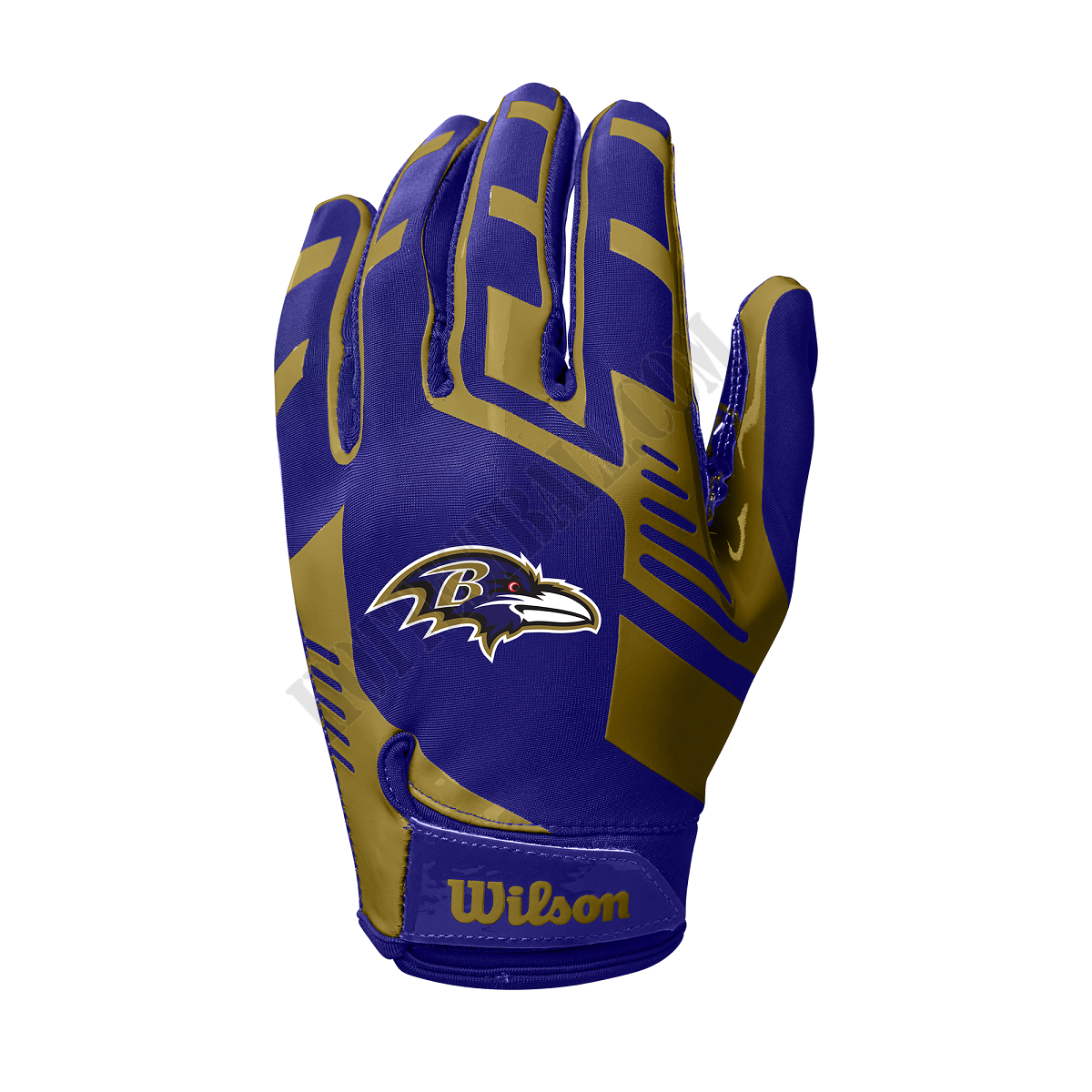 NFL Stretch Fit Receivers Gloves - Baltimore Ravens ● Wilson Promotions - -1