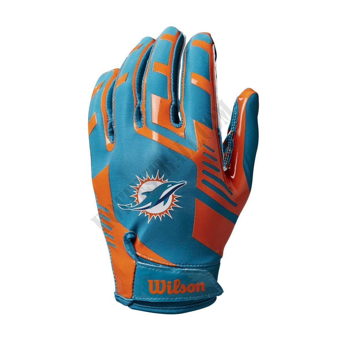 NFL Stretch Fit Receivers Gloves - Miami Dolphins ● Wilson Promotions - -1