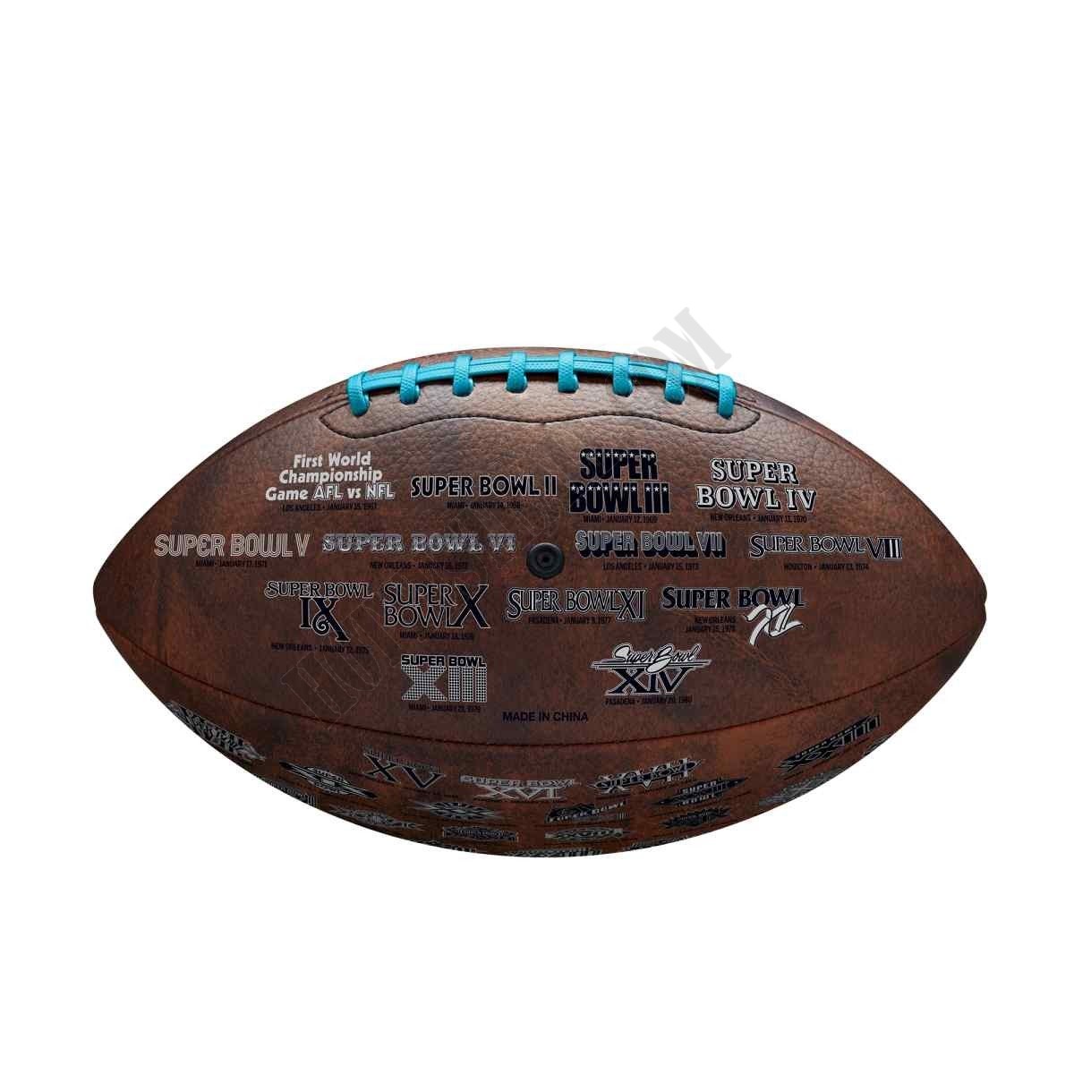 Super Bowl LV Official Throwback Football ● Wilson Promotions - -1