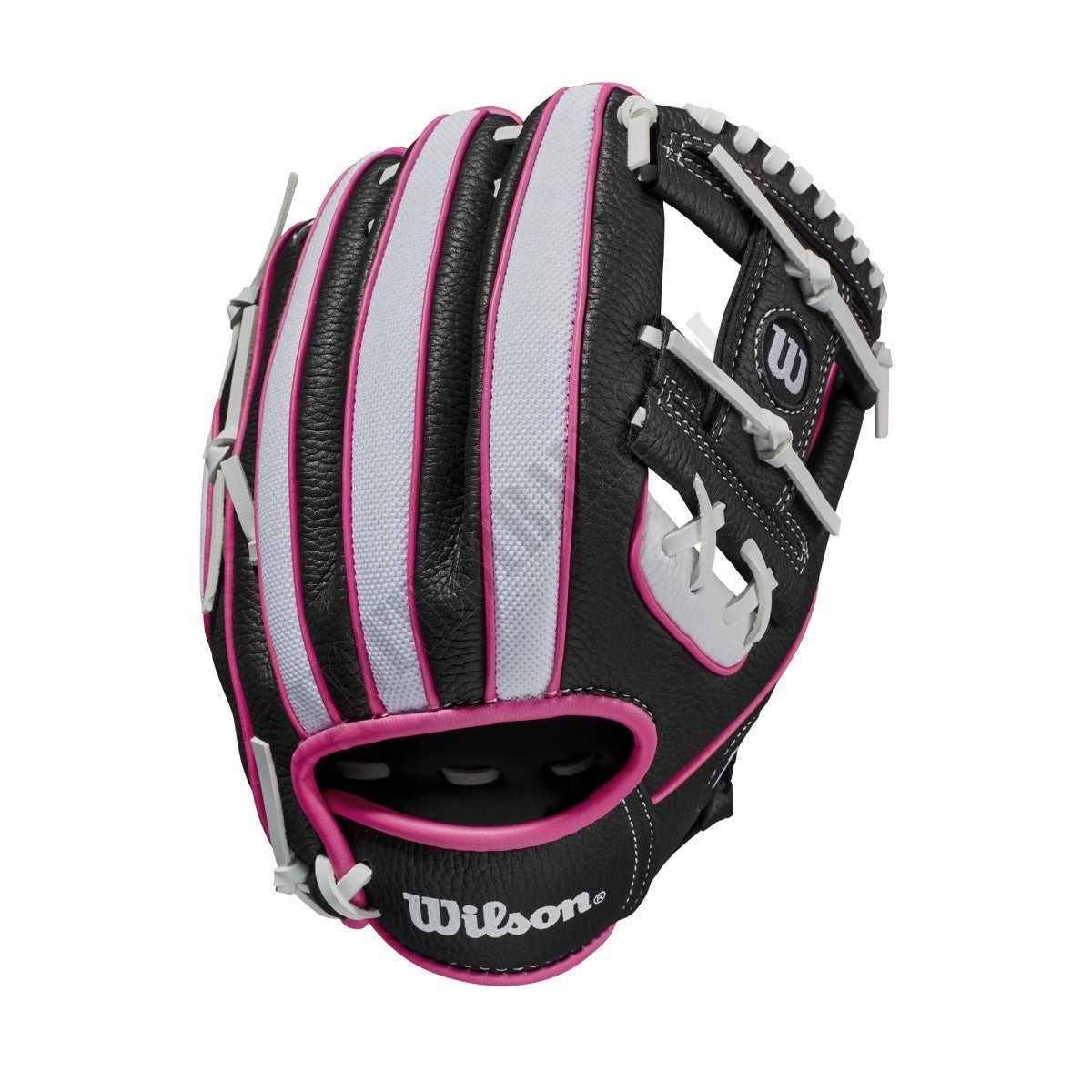 2021 A200 10" T-Ball Glove - White/Black/Pink ● Wilson Promotions - -1