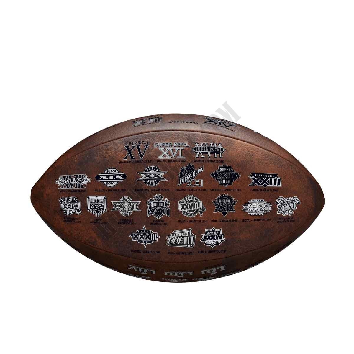 Super Bowl LV Official Throwback Football ● Wilson Promotions - -3
