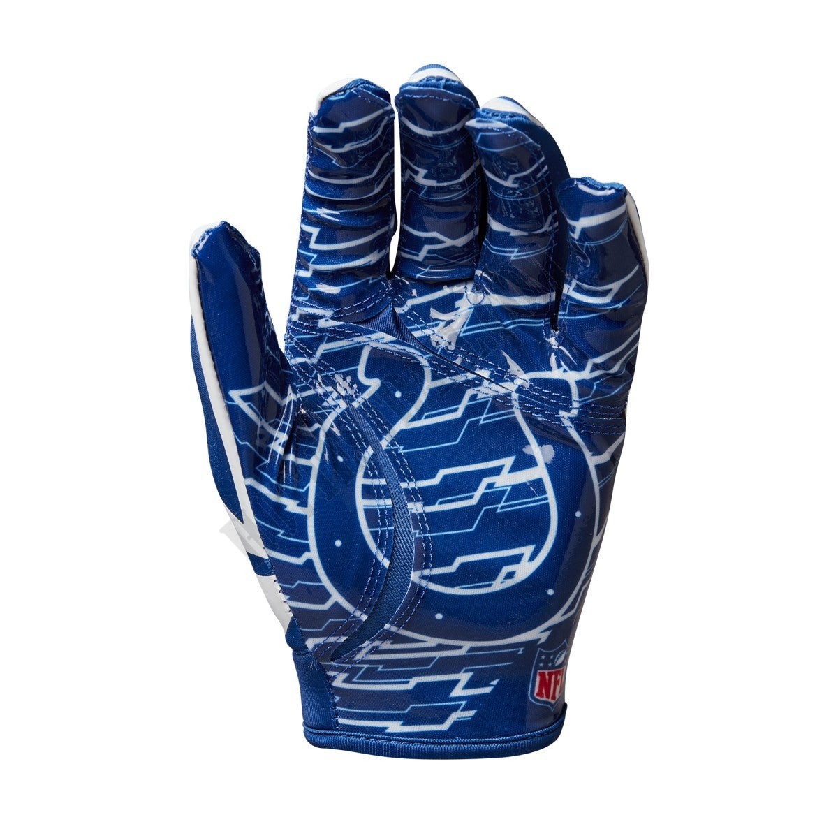 NFL Stretch Fit Receivers Gloves - Indianapolis Colts ● Wilson Promotions - -2