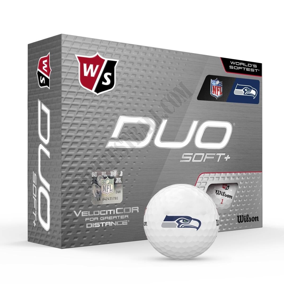 Duo Soft+ NFL Golf Balls - Seattle Seahawks ● Wilson Promotions - -0