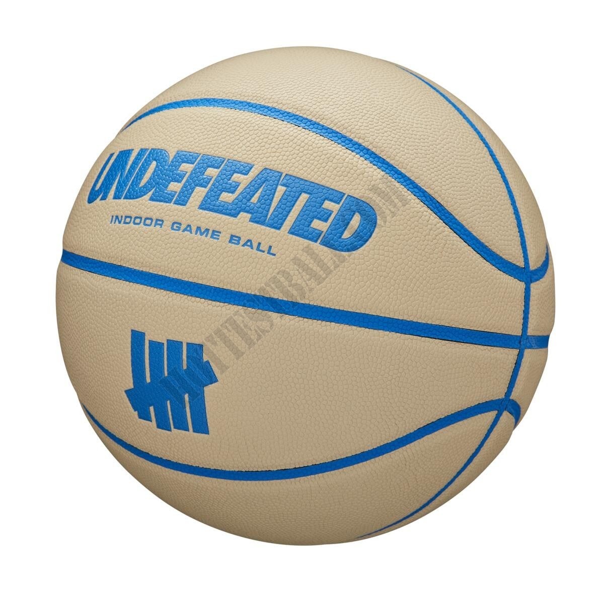 UNDEFEATED x Wilson Limited Edition Taupe Basketball - Wilson Discount Store - -3