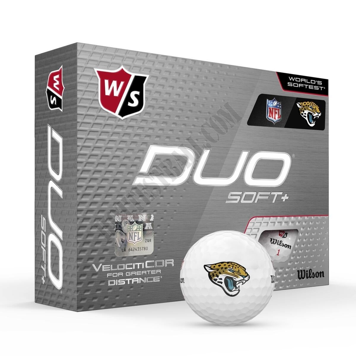 Duo Soft+ NFL Golf Balls - Jacksonville Jaguars ● Wilson Promotions - -0