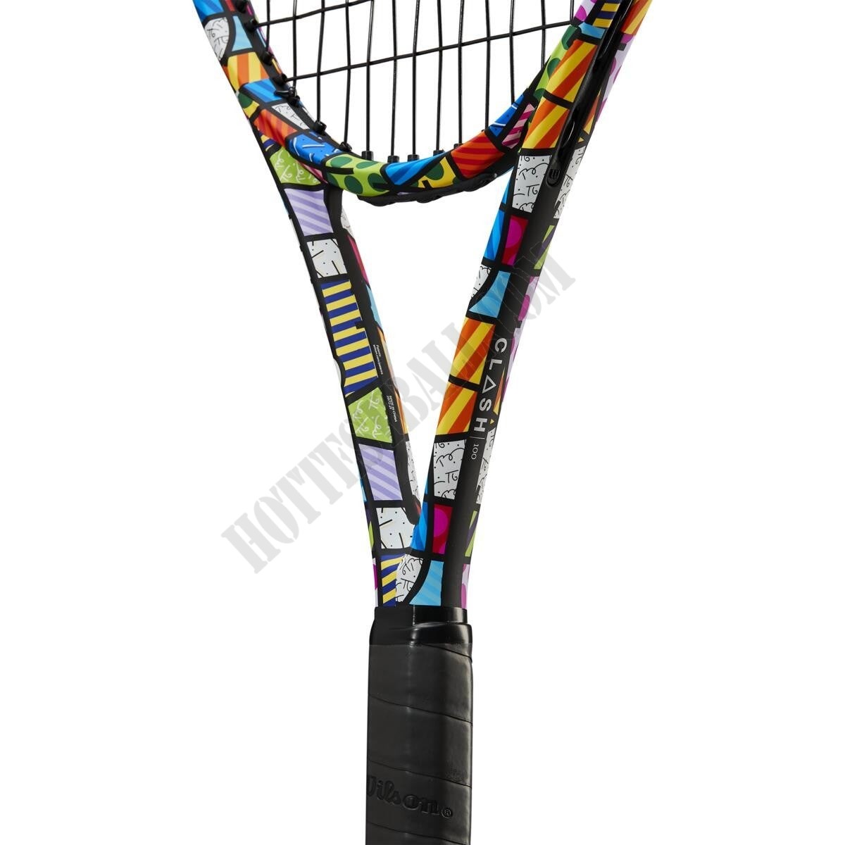 Britto Clash 100 Tennis Racket - Pre-strung - Wilson Discount Store - -1