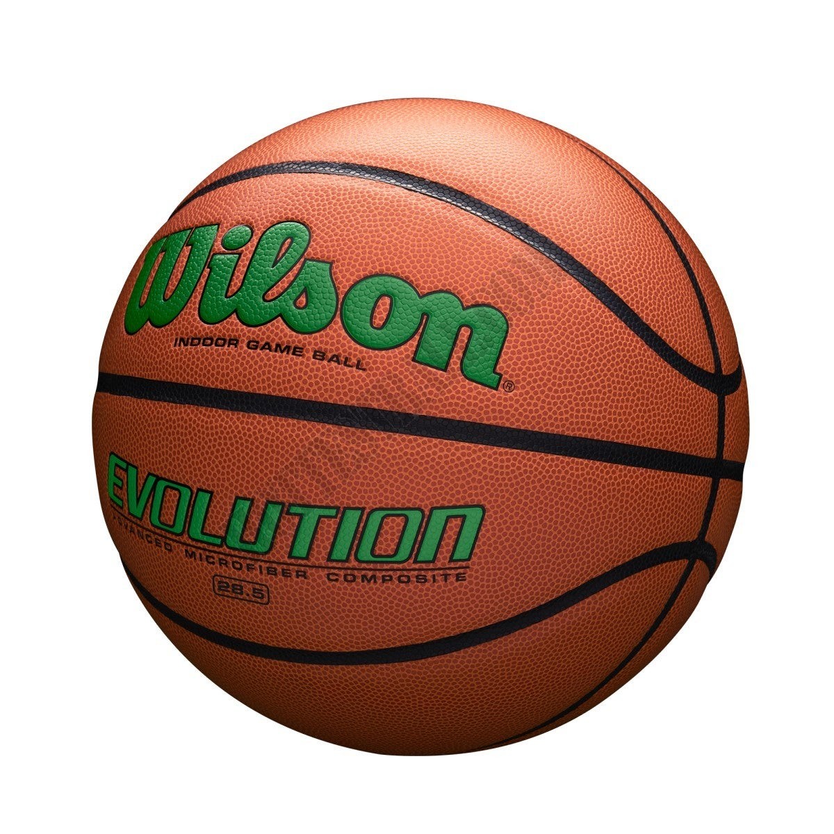 Evolution Game Basketball - Green - Wilson Discount Store - -1