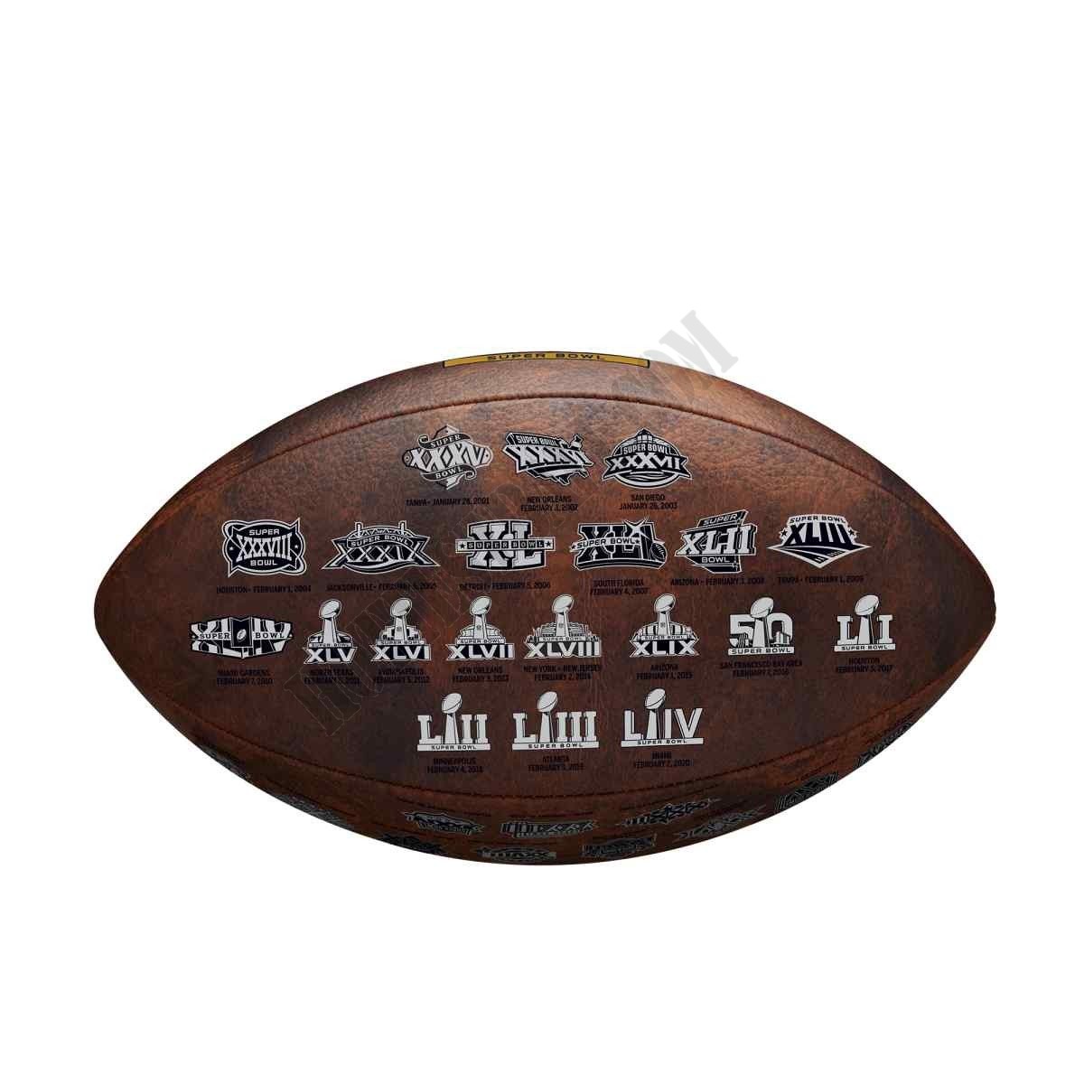Super Bowl LV Official Throwback Football ● Wilson Promotions - -2