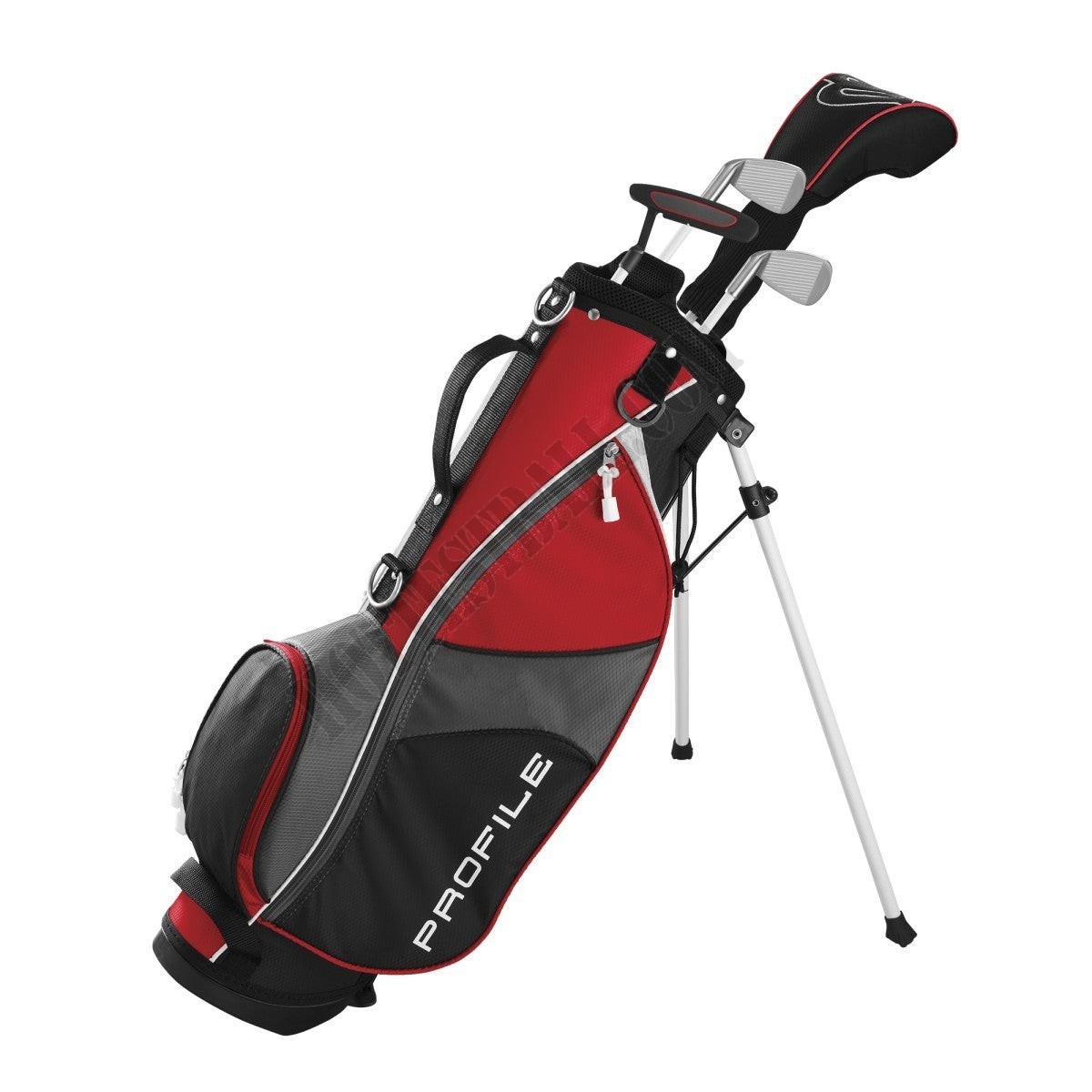 Kids Small Profile JGI Complete Golf Club Set - Carry, Red - Wilson Discount Store - -0