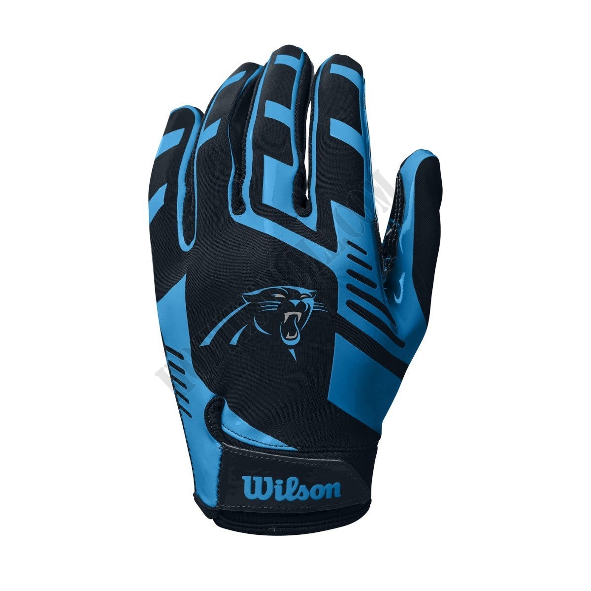 NFL Stretch Fit Receivers Gloves - Carolina Panthers ● Wilson Promotions - -1